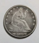 1874 With Arrows Liberty Seated Silver Half Dollar