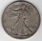 1944 S WALKING LIBERTY HALF-DOLLAR 90% SILVER SAN FRANCISCO.50¢ UNITED STATES