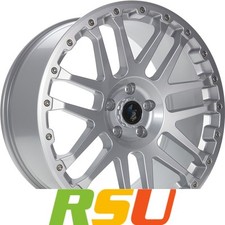4x Etabeta Combat CV silver 8x17" ET45 LK5 120 ML 65.1 Alufelgen 17 Zoll