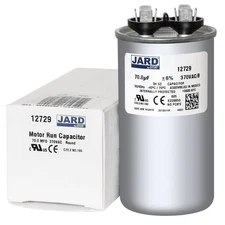 MARS/JARD 12729 70 uF MFD 370 VAC CBB65 Round Run Capacitor