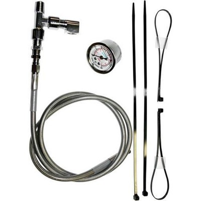 Fueling Remote Oil Pressure Gauge/Line Kit Chrome 9018