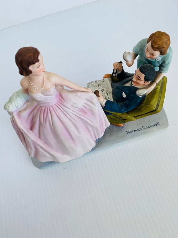 Figurine "Sweet Sixteen" from "The American Family" Collection by Norman Rockwel