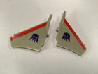Vintage Transformers g1 Starscream LEFT & RIGHT LARGE WINGS