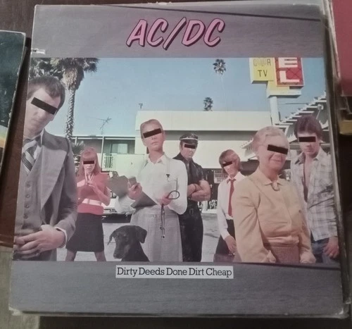 AC/DC Dirty Deeds Done Dirt Cheap Vinyl LP Atlantic SD 16033 1st Pressing