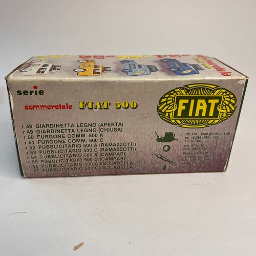 Brumm: Fiat 500 Topolino van, Gillette Blu livery, excellent, made in Italy - Picture 16 of 17