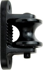 Zareba Black Plastic Roller Insulator for Wood Posts - 10 Pack - 