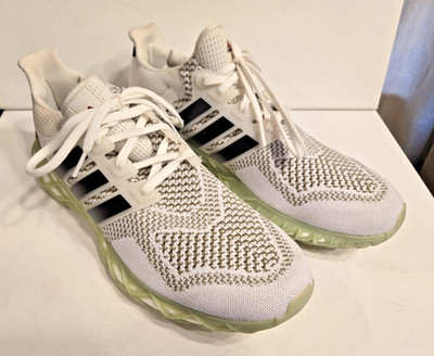 Adidas Ultraboost Web DNA Core White/Carbon/Orbit Green GZ3679 Shoes - New*