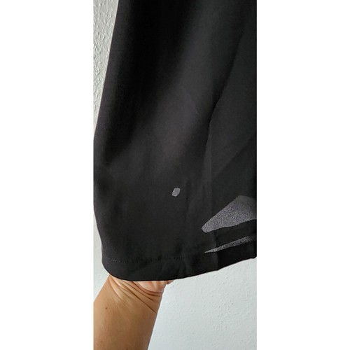 J Crew Sleeveless Top with Pleated Trim Black Plus Size 16 NEW - Picture 8 of 12