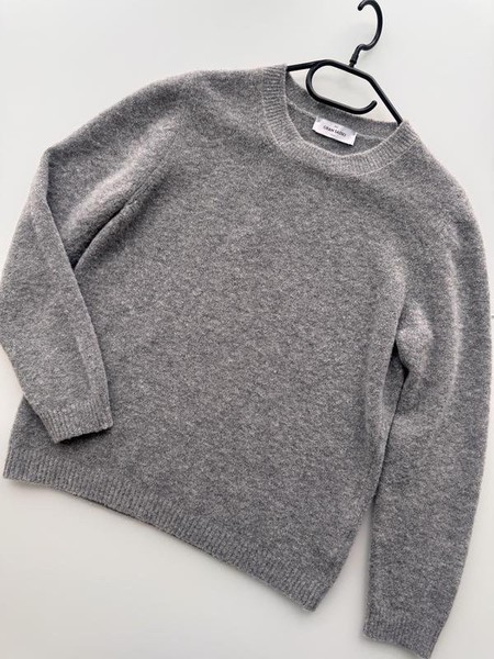 Women Gran Sasso Sweater Grey Wool M #5EUS