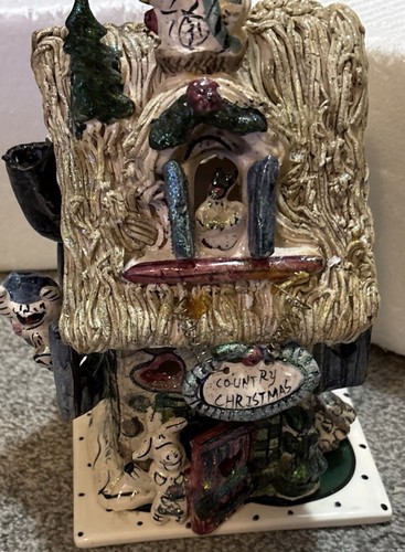 Country Christmas House & Plate By Blue Sky Clayworks~Heather Goldminc CL20017 - Picture 22 of 22