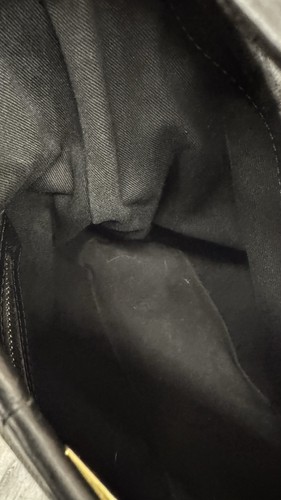Gucci Vintage Black Monogram GG Canvas Hobo Shoulder Bag Authentic - Picture 11 of 13