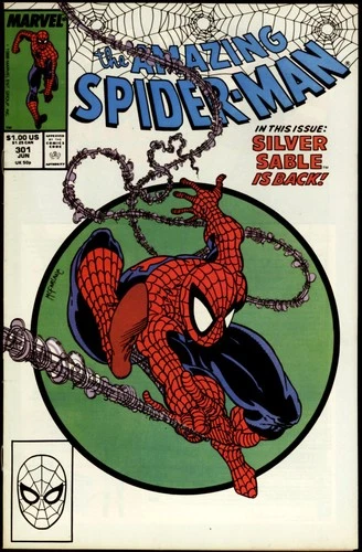 Amazing Spider-Man #301 Marvel 1988 (VF/NM) Todd McFarlane Cover L@@K!