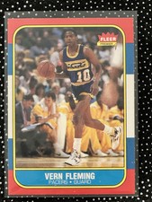 1986-87 Fleer - #33 Vern Fleming 86-87 Fleer Set Break