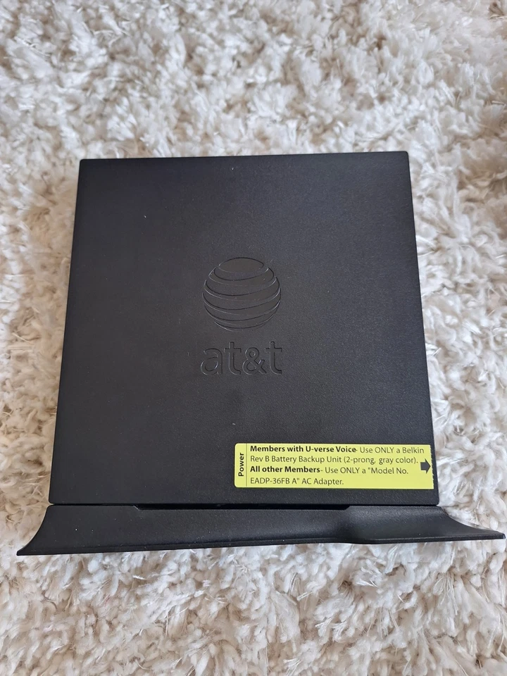 Gateway DSL inalámbrico AT&T U-verse (Pace) 5031NV con base, cable de alimentación, cable DSL Foto 2 de 4