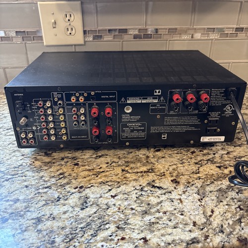 Onkyo TX-DS484 AV Receiver - TESTED - WORKS GREAT! No Remote - Picture 16 of 17