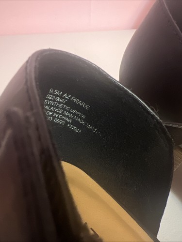 Women’s AriZona Prarie Black Mary Jane Clogs Size 9.5 Block Heel Buckle Strap - Picture 6 of 6
