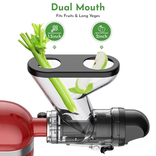 Masticating Juicer Attachment for KitchenAid Stand Mixer, Cold Pressed Juicer... - Picture 2 of 7