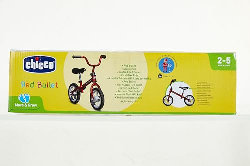 Chicco Red Bullet Bicicletta Bambini Senza Pedali 2-5 Anni, Bici Senza Pedali B - Foto 3 di 12