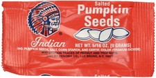 Indian Pumpkin Seeds Salted, 5/16 oz, 36 count 22.63 per gallon
