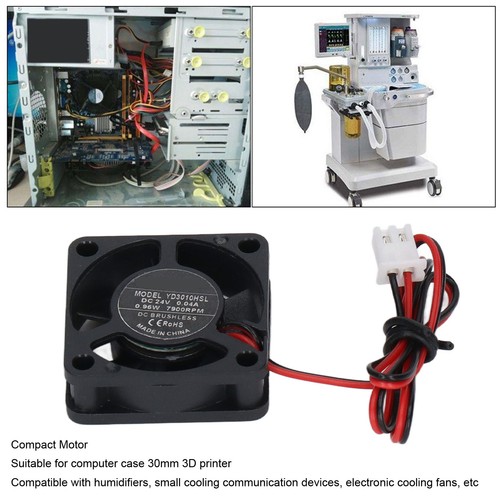 DC24V 3010 DC Cooling Fan DC Brushless Fan Low Noise Safe Stable Easy - Afbeelding 15 van 22