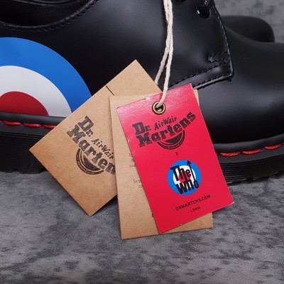 DR. MARTENS Air Wair X 1461 THE‎ WHO Limited Leather Shoes Mens 6 Womens 7 Black DR. MARTENS Air Wair X 1461 THE WHO Limited Leather Shoes  main image 3