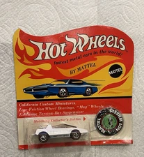 Vintage 1969 Hot Wheels redlines Jack Rabbit Special -White  Interior  SEALED!