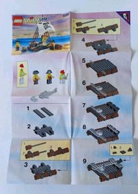 Lego 6261 Pirate Raft - Raft Raiders Pirates Complete with Instructions 