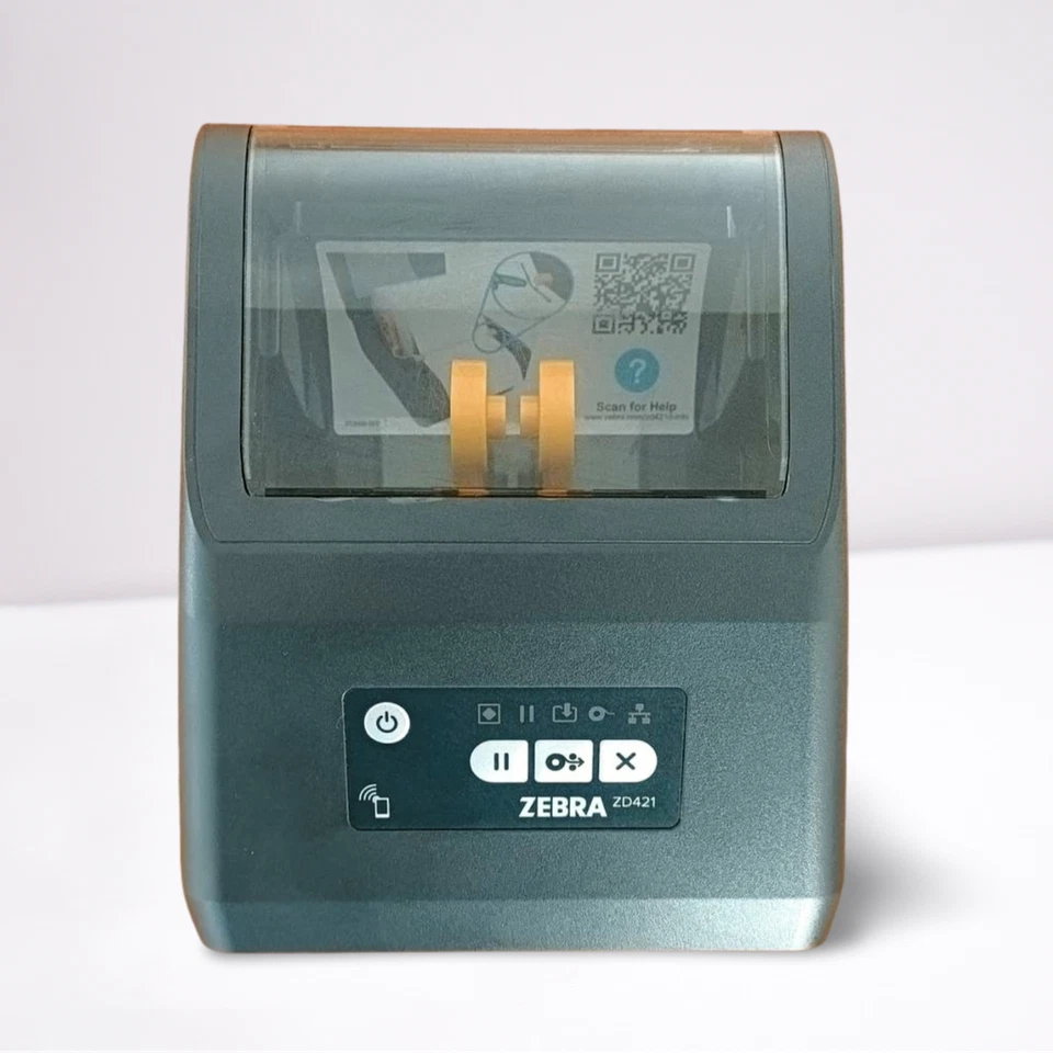 Zebra ZD421d Thermodrucker LAN USB Bluetooth – Etikettendrucker – Gebraucht - Bild 4 von 4