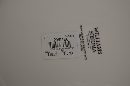 4 Williams Sonoma The Owl Collection Dinner Plates 10.75" Fall Harvest NWT New - Picture 9 of 9