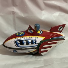 Friction Tin Rocket Racer Space Toy 6 MF735