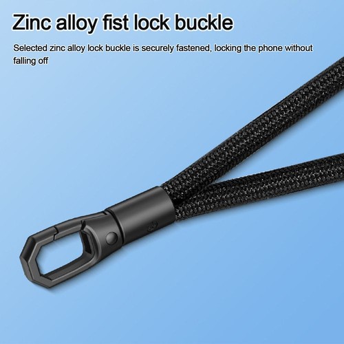 Handwoven Phone Wrist Strap Universal Anti-Lost Bracelet Hanging Rope - Photo 11 sur 21