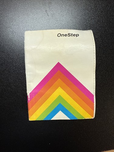 Vintage Polaroid SX-70 OneStep WH Rainbow Stripe Land Camera Flash Beam Untested - Picture 16 of 17