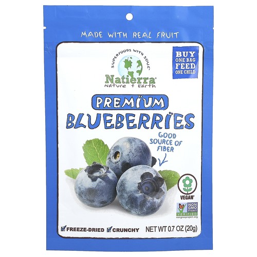 Premium Freeze-Dried Blueberries, 0.7 oz (20 g) - Picture 1 of 2