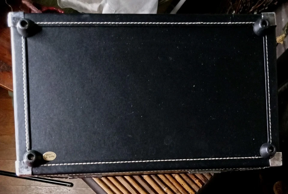 "NOS" VTG Caboodles Brand Black Makeup/Jewelry Storage Case 9x8x11" W/KEYS. fa - Image 4 of 4