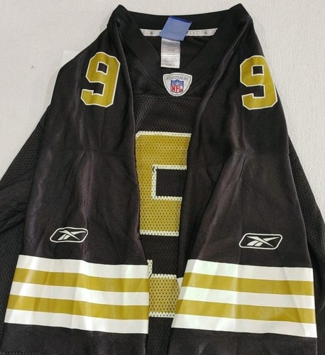 Vintage Reebok NFL Equipment New Orleans Saints #9 Drew Brees Jersey Adult XL - Picture 8 of 10