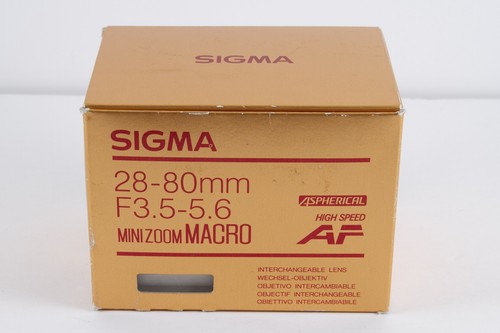 Sigma 28-80mm f/3.5-5.6 Aspherical Mini Zoom Macro Objektiv & Box (Nikon AF-D Mount) - Bild 8 von 10