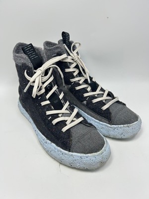 Converse Chunk Taylor All Star Crater High Black Blue Gray Women`s 7.5 Men`s 5,5