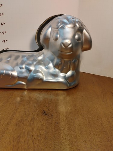 Vintage 3D Wilton Little Lamb Cake Pan Mold 502-2014 Easter Baptism Baking - Picture 9 of 9