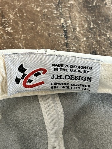 Vintage Dale Earnhardt #3 GM Goodwrench Adjustable Leather Hat White Script 3 - Picture 13 of 13