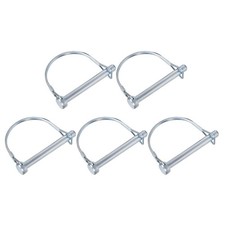 Safety Coupler Pin (5/16"x2.76"/8x70mm) 5Pcs, Shaft Locking Pin Wire Retainer