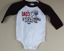 Koala Baby Boy Long Sleeve Bodysuit Dad's Top Dog Sky Patrol Size 9 Months
