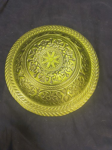 Turkish Glass Purple and Green 8.5" Bowl From Turkey - Picture 3 of 3
