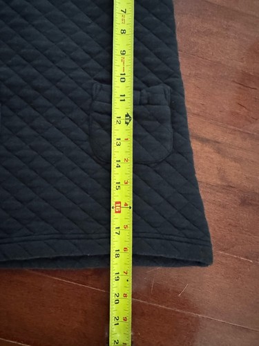 Kate Spade Girls Size 4 Y Black Quilted Jumper Dress Pockets - Picture 7 of 8