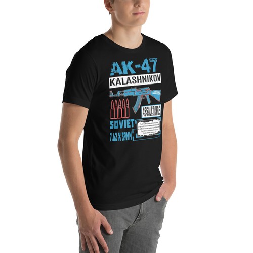 Shirt to Match Jordan Retro 3 Rare Air - AK 47 Gun Rifle Graphic Sneaker Tee - Imagen 2 de 11