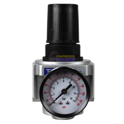 #ad 1 2quot; NPT Air Compressor Pressure Regulator with Gauge Inline Control 225 PSI $39.95