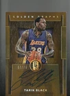 2015-16 Panini Gold Standard #GG-TBK Tarik Black Golden Graphs #/75