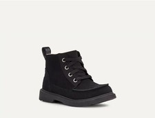 UGG Kids Chelham Weather Black Lace-Up Ankle Boots size 2 NWOT
