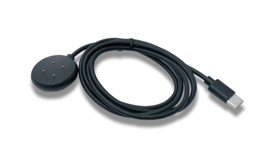 SYSTEM-S USB 3.1 Cable 39 3/8in Station for Fitbit Versa 4 3 Sense 2 1 Black