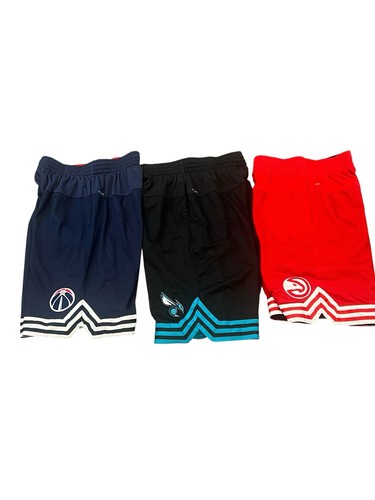 BOYS ADIDAS XL 18-20 LOT NBA BASKETBALL SHORTS HAWKS WIZARDS HORNETS - Picture 3 of 20
