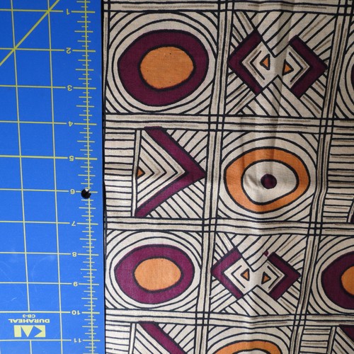 African Wax Print Homeland DG 5002 Geometric 1 2/3 yard Cotton Quilt Fabric #K67 - Picture 3 of 3